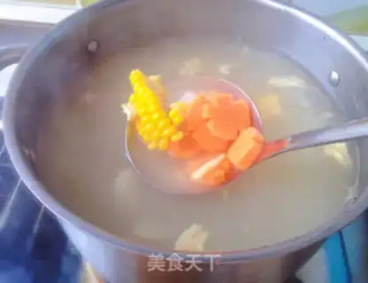 Make ♪ Mountain medicine corn chop soup ♪ step 5