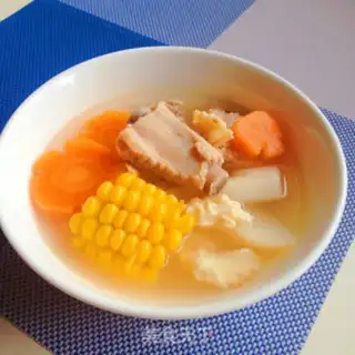 Make ♪ Mountain medicine corn chop soup ♪ step 6