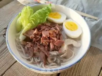 Make Wheat beef noodles step 9