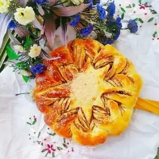 Make Sunflower sandbread step 33