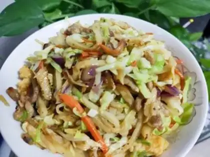 Make Sausage-vegetable pancakes step 16