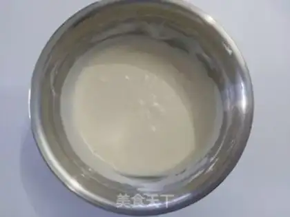 Make Puffed coconut cheese cream cake step 18