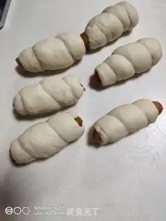Make Hot dog roll step 9
