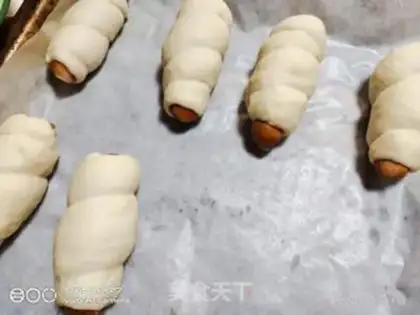 Make Hot dog roll step 10