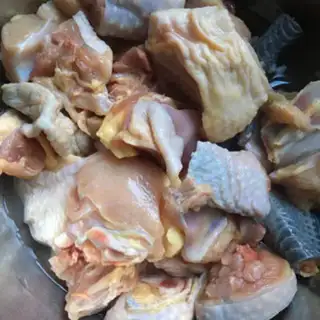 Make Chicken soup with corn step 1