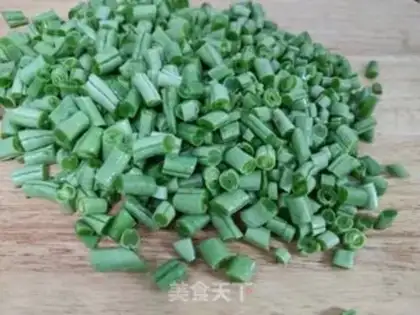 Make Soy bean horns for rice step 1