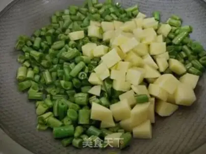 Make Soy bean horns for rice step 3