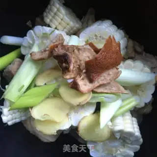 Make Chicken soup with corn step 6