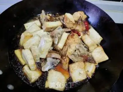 Make Fish jaw stew tofu step 8
