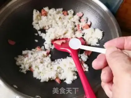 Make Quickball fried rice step 6