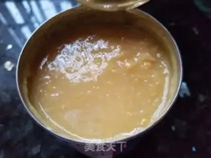 Make Pyramid needle and mushroom corn soup step 2