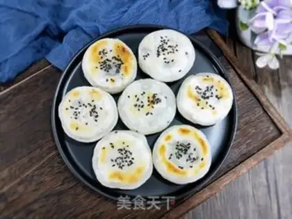 Make Peanut sesame rice cake step 17