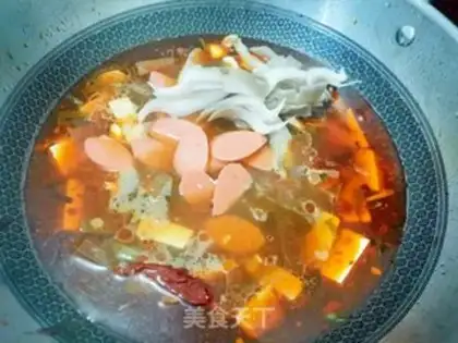 Make Duck blood tofu step 9