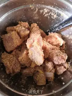 Make Powdered potato ribs step 3