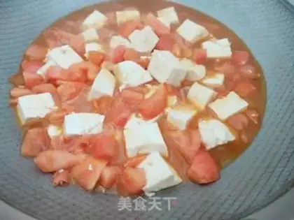Make Tomato stew tofu step 5