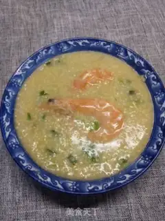 Make Emerald shrimp porridge step 8