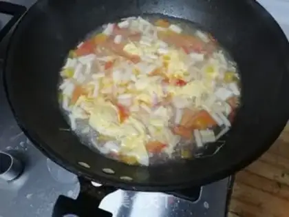 Make Seafood mushrooms and eggplant soup step 6