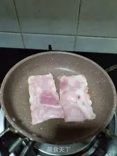 Make Bacon eggburger step 2