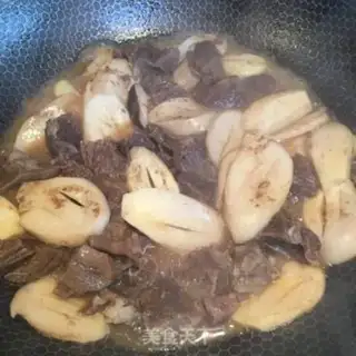 Make Almonds and mushrooms step 5