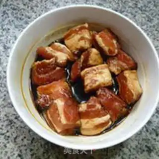 Make The peanuts, the meat, the rice step 1