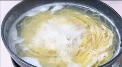 Make Pumpkin mushroom shrimp pasta step 4