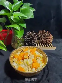 Make Chicken pumpkin rice step 6