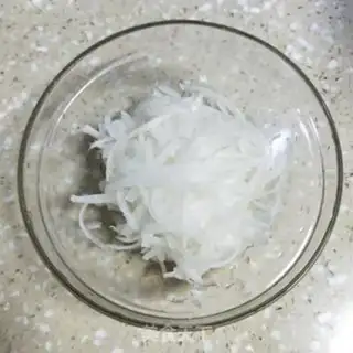 Make radish egg spa step 1