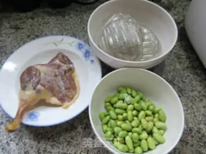 Make Pink-skin bean gravy step 0