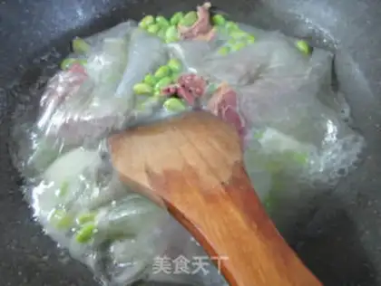 Make Pink-skin bean gravy step 4