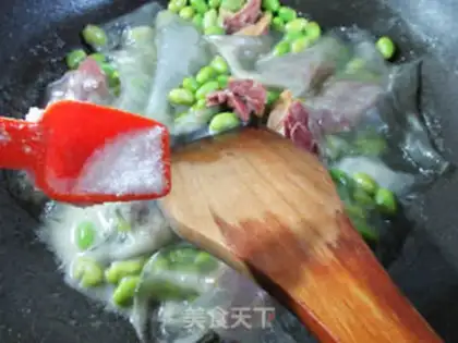 Make Pink-skin bean gravy step 5