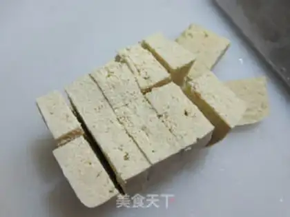 Make Five-flower cabbage with frozen tofu step 2