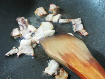 Make Five-flower cabbage with frozen tofu step 3