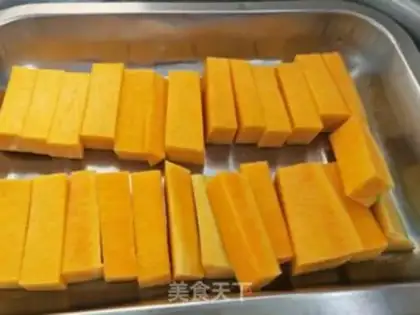 Make Pumpkin rice cake step 2