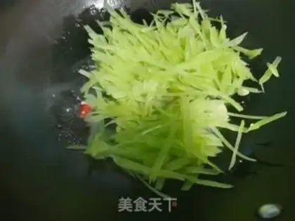 Make Fried silk step 1