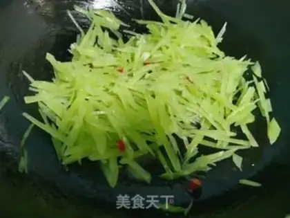 Make Fried silk step 2