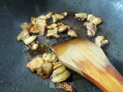Make Five-flower cabbage with frozen tofu step 6