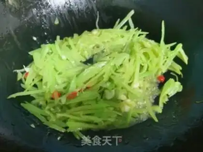 Make Fried silk step 3