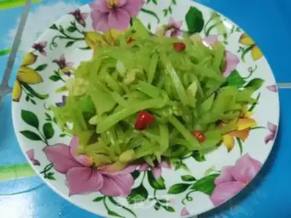 Make Fried silk step 4