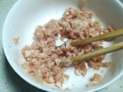 Make Korean pickle pork dumplings step 0