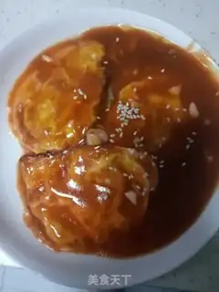 Make Fried eggs with curd oil step 9