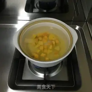 Make Pumpkin porridge step 2