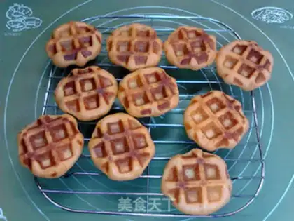 Make Potato mashed with red potato waffles step 18