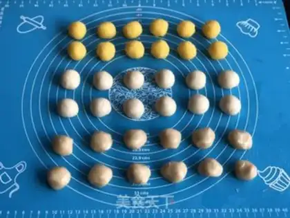Make A milky yellow wife cake step 6