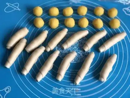 Make A milky yellow wife cake step 10