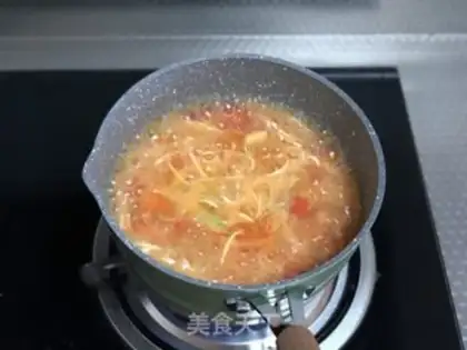 Make Tomato egg noodles step 7
