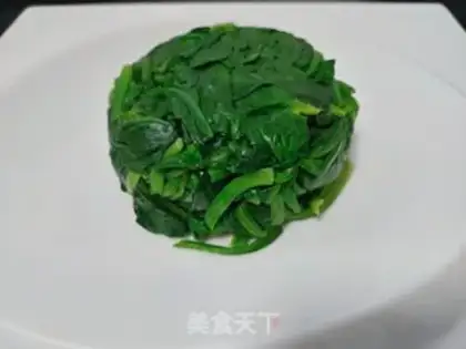 Make Spicy spinach step 6