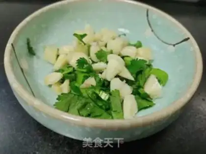 Make Spicy spinach step 7