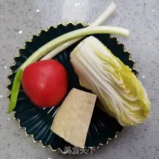 Make Tomato stew tofu step 0