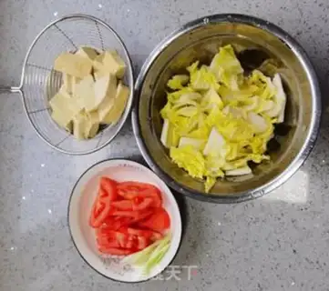 Make Tomato stew tofu step 5