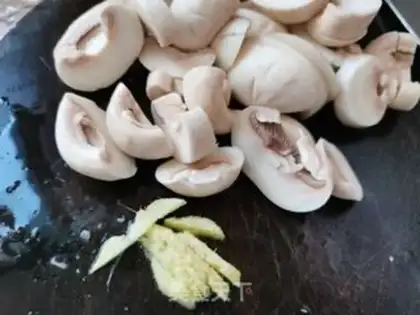 Make Fried mushrooms step 1